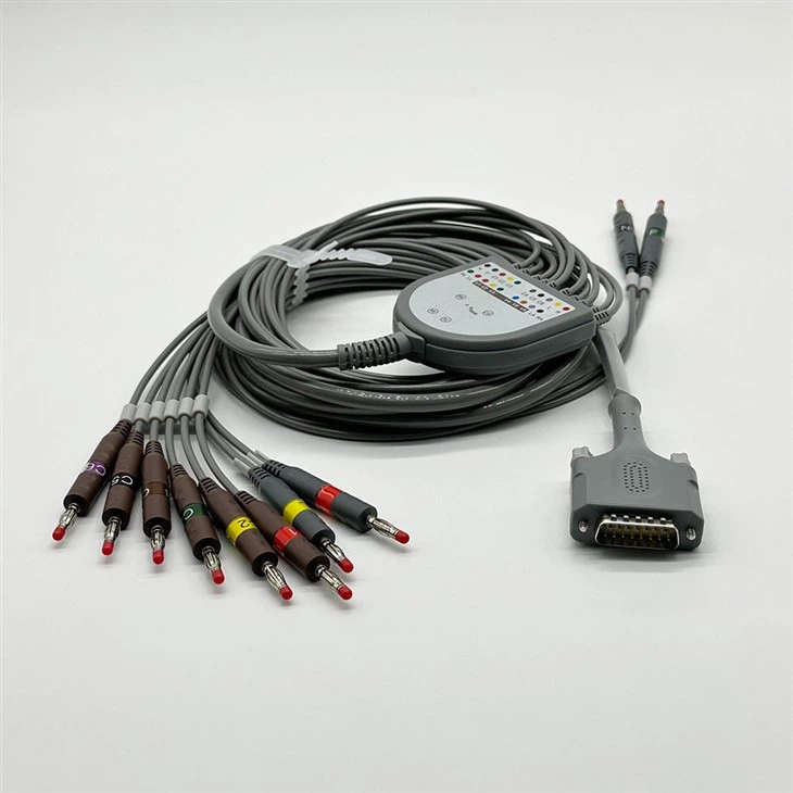 Original Medex EKG Cable 10-Lead Banana IEC