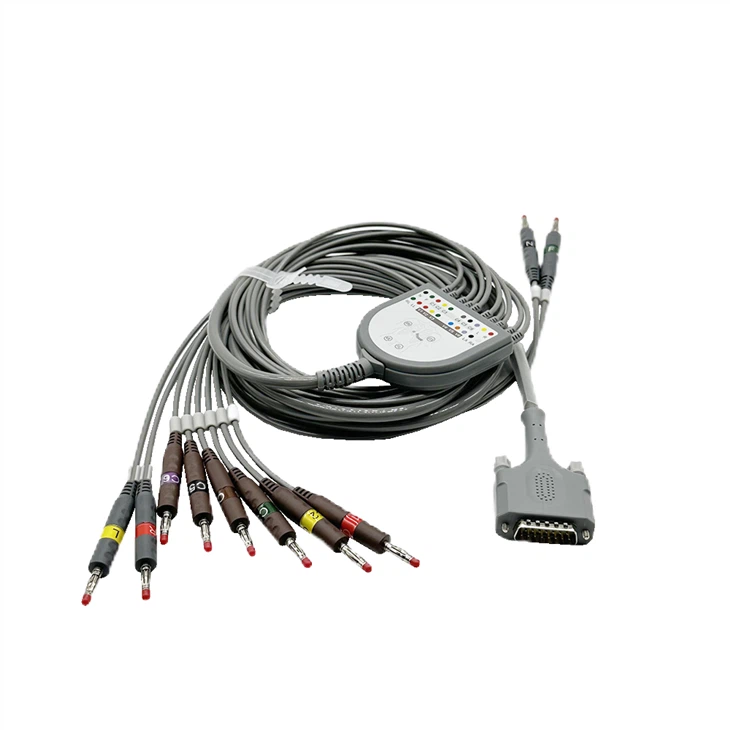 Original Medex EKG Cable 10-Lead Banana IEC