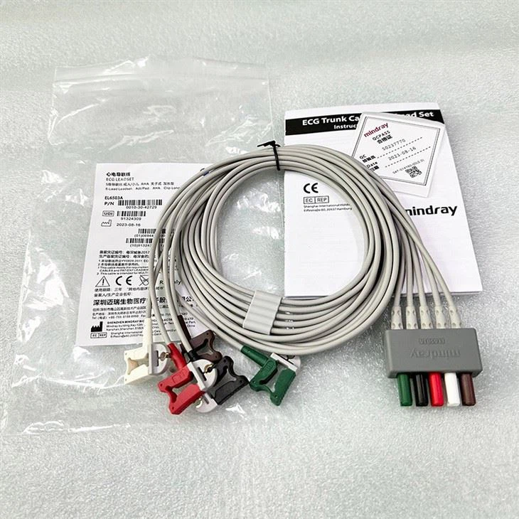 Original Mindray ECG Leadwires EL6503A 0010-30-42729