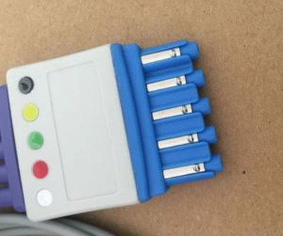 Philips M1971a 5 lyukú EKG vezetékes készlet Snap / Grabber / klipszel az IEC / AHA-hoz