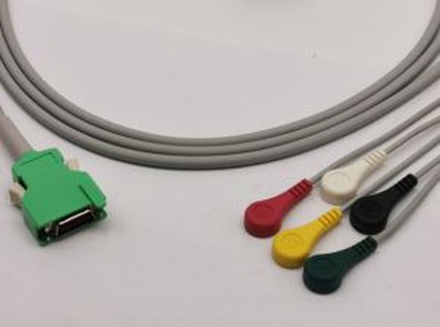 Nihon Kohden 20 érintkezős EKG-kábel 5-es vezetékkel