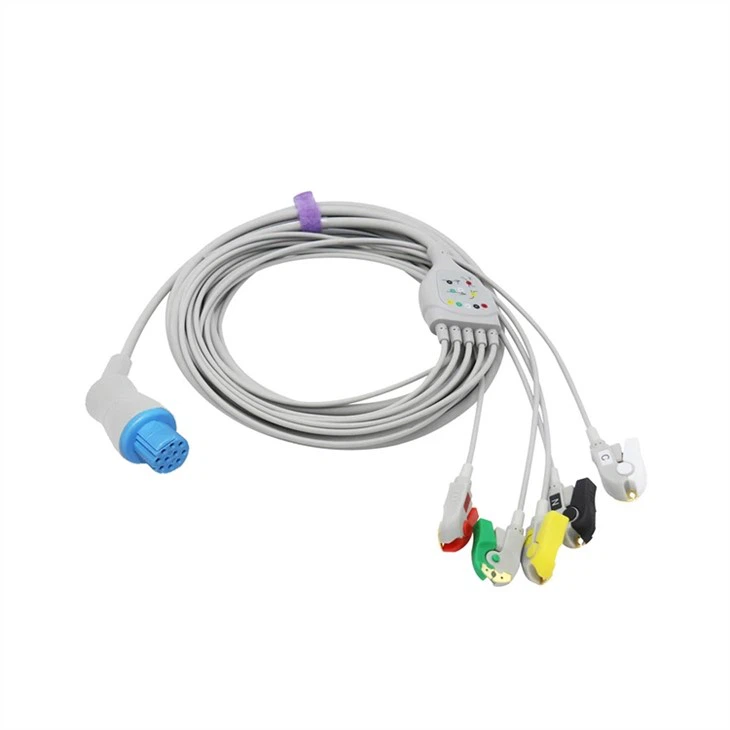 Datex Ohmeda EKG kábel Leadwires 10 tű