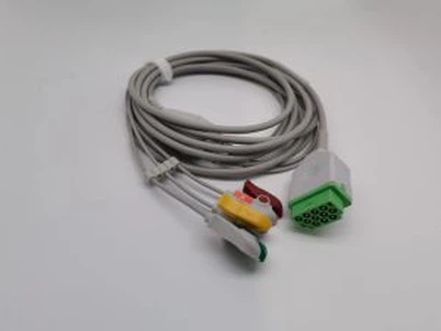GE Marquette kompatibilis EKG-kábel 3-LD