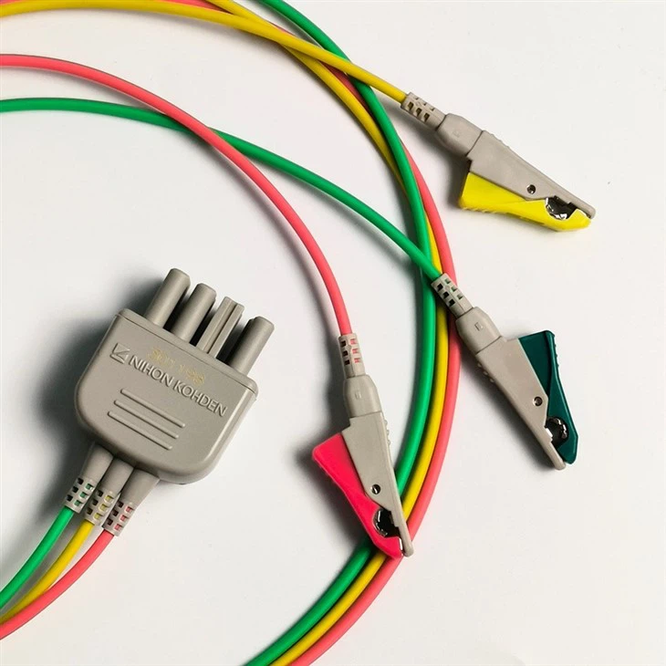 Original Nihon Kohden 3-Lead ECG Leadwire BR-903P (K911)